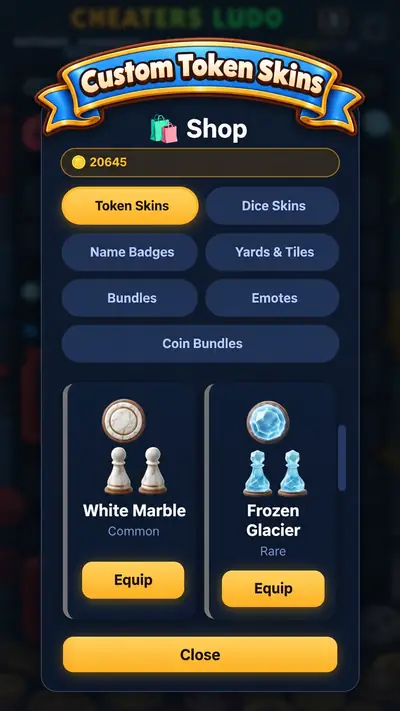 Shop: token skins