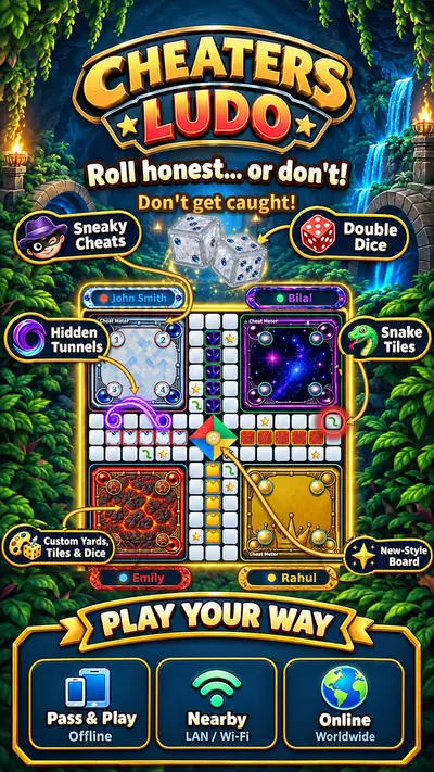 Cheaters Ludo features